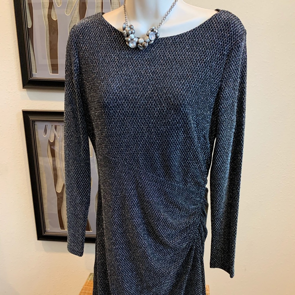 Sparkly long sleeve dress